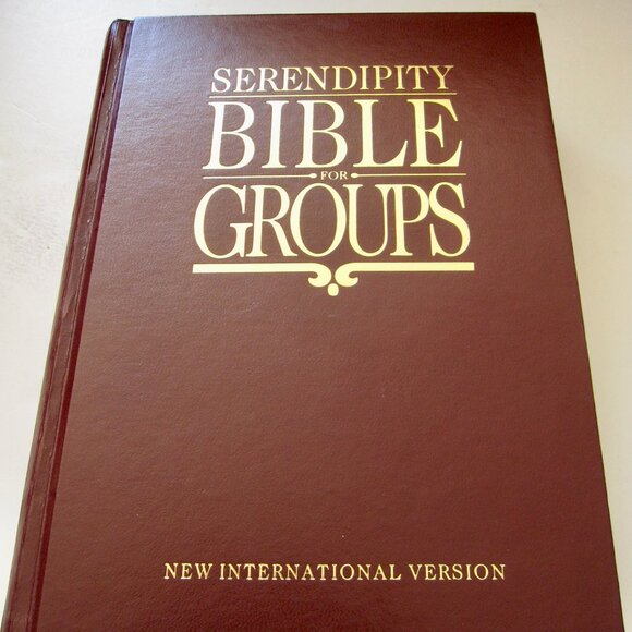 Serendipity Bible for Groups NIV 1970s-80s Version w Footnotes 2nd Edition HC - Picture 1 of 7